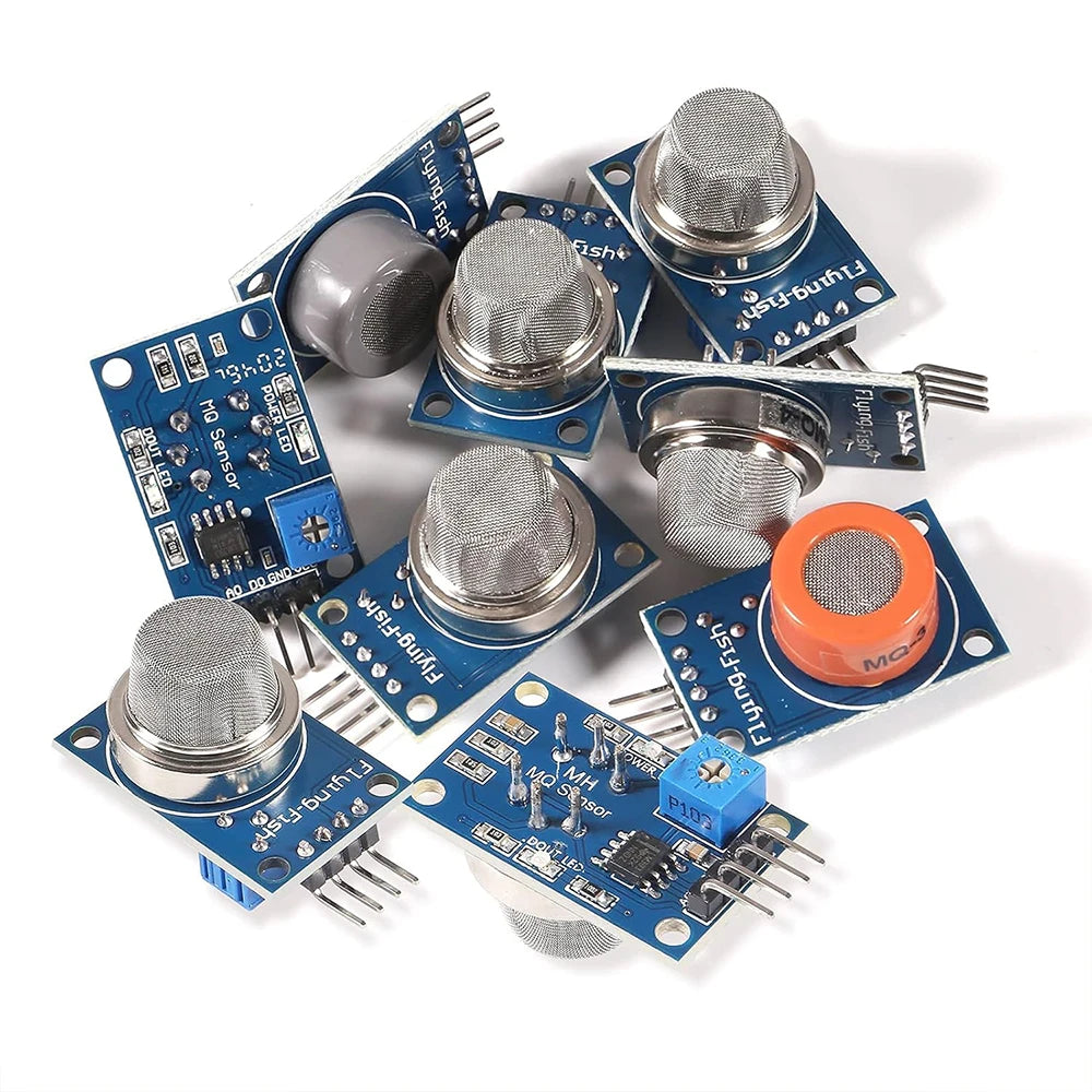 1PCS Gas Sensor MQ-2 MQ-3 MQ-4 MQ-5 MQ-6 MQ-7 MQ-8 MQ-9 Detection Smoke methane liquefied Gas Sensor Module