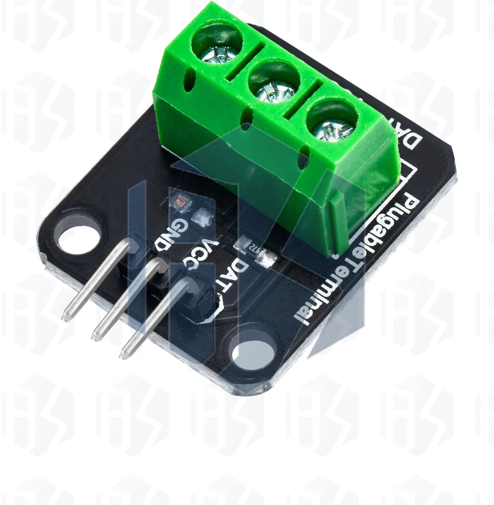 Waterproof DS18B20 Temperature Sensor Module Kit  100CM Digital Sensor Cable Stainless Steel Probe Terminal Adapter For Arduino