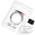 4 Values SMD TVS Diode SMAJ5.0A SMBJ5.0A SMBJ15A SMBJ18CA SMA SMB Unidirectional Channel Transient Voltage Suppessor Diodes