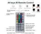 30M 12V WiFi Bluetooth RGB LED Strip Lights 5050 with Ac100-240V Adapter APP Control Music Sync Remote for Bedroom Kitchen Party