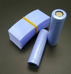 100pcs 18650 Battery Wrap Sleeve Heat Shrink Shrinkable Tube Insulated Multicolor Battery Skin PVC FilmTape Protector Cover Pipe