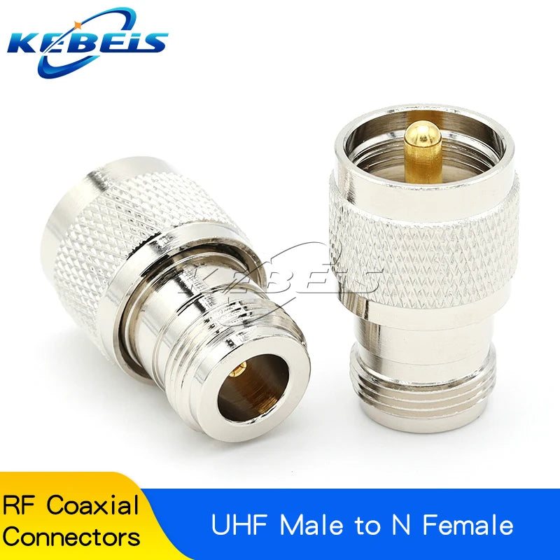 1Pcs UHF to N Adapter SO239 PL259 UHF Male Female To N Type Male Female Straight Connector L16 N to UHF RF Coaxial Connector