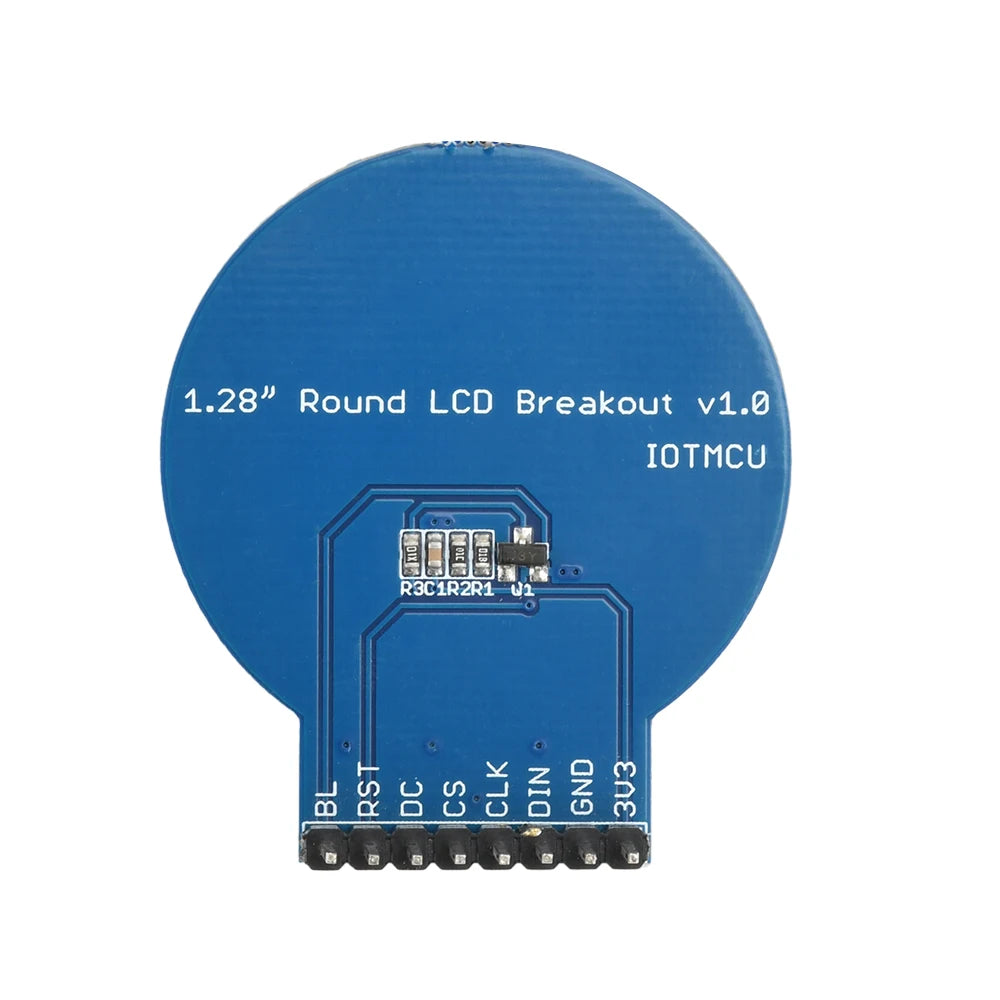 1.28-inch Circular LCD Display ESP8266 Development Board NodeMCU Expansion with GC9A01 Chip 240x240 Resolution for IoT Projects