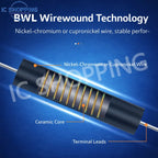 1PCS 3W 5W 10W BWL High Precision Resistor 0.1% Low TCR Non-Inductive Low Resistance Sampling Resistor