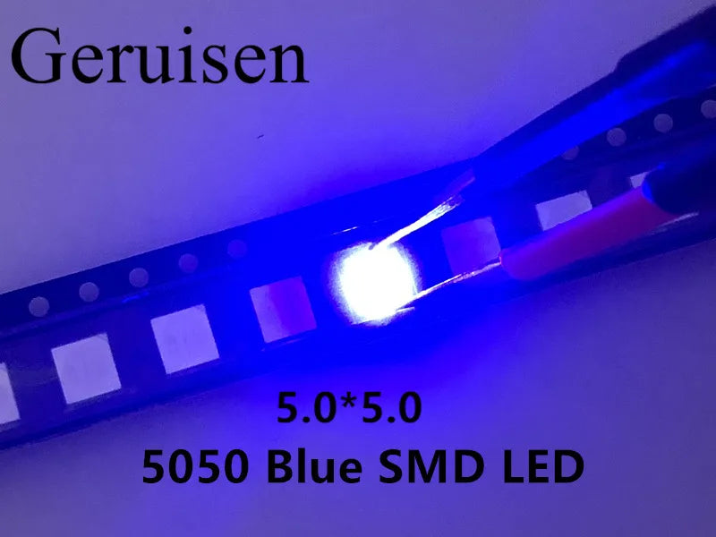 100pcs LED SMD 3528 5050 1210 0402 0603 1206 0805 White Red Blue Warm white Green Yellow Orange  light emitting diode