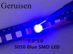 100pcs LED SMD 3528 5050 1210 0402 0603 1206 0805 White Red Blue Warm white Green Yellow Orange  light emitting diode
