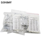 200PCS 660PCS 720PCS 4000PCS 0402 0603 0805 1206 1210 2512 SMD Resistor Kit 10K 100K 1K 1R 100R 220R 1% 5% Assorted Kit