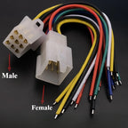 2.8mm 2/3/4/6/9 pin Automotive Quick connection Electrical wire connector Male Female cable terminal plug Kits Motorcycle