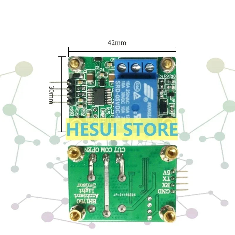 BH1750 Light sensor Module Digital light intensity Illuminance module Light detector control relay