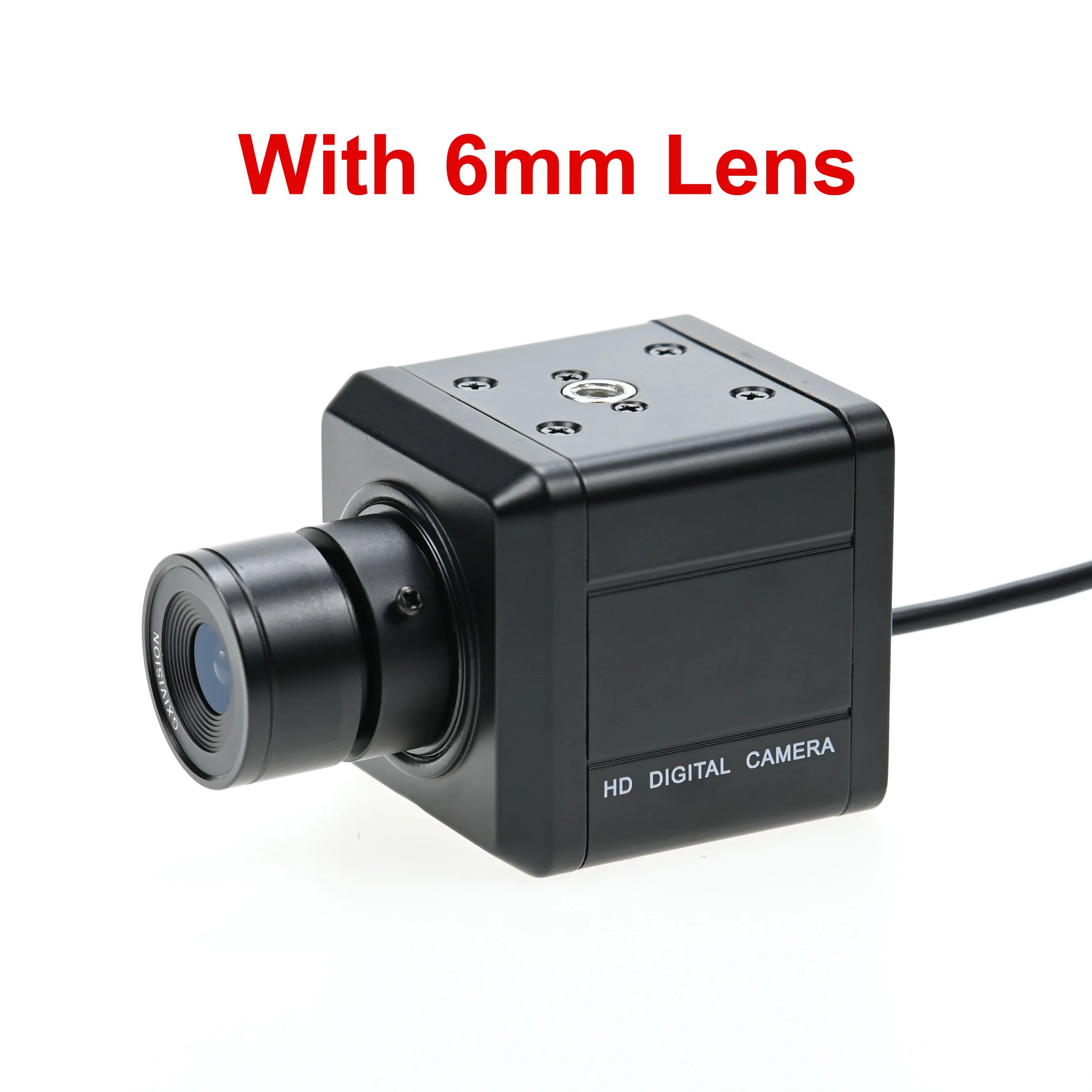 GXIVISION 2MP Global Shutter USB Camera 60FPS Color 1600X1200 Driver-Free Plug And Play Machine Vision Industrial Webcam