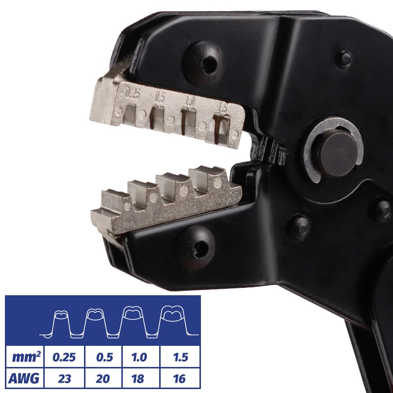 Crimping Tools SN-58B Pliers Interchangeable Jaw For XH2.54/DuPont2.54/2.8/4.8/6.3/ Non-Insulated/Ferrule Terminals Ratcheting