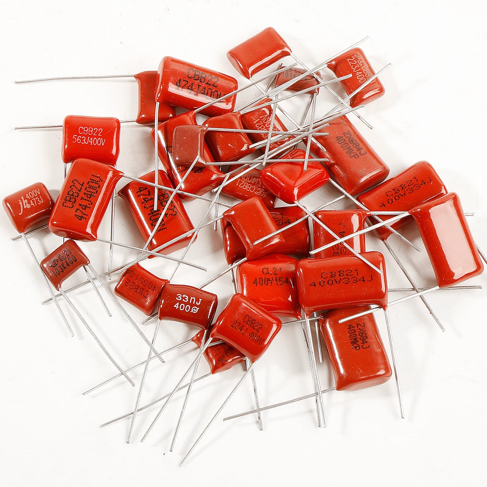 120pcs CBB Capacitor Assortment Kit Metallized Polypropylene Film Capacitors