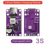 1-10PCS Type-C BMS with Balance Charging 15W Fast Charge Li-ion Battery Boost Module 2S 3S 8.4V 12.6V for DIY BMS PCB High