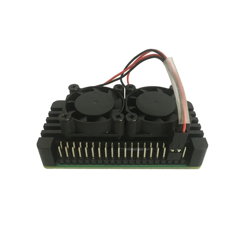 Raspberry Pi Zero 2W Aluminum Heatsink Case with Dual Cooling Fan Kit For Raspberry Pi Zero/Zero w