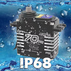 70KG 60KG 55KG Brushless Servos Magnetic Induct 8.4V Steel Helical Gear Servos Motor 25T Metal Servo Arm For 1/8 1/10 RC Car