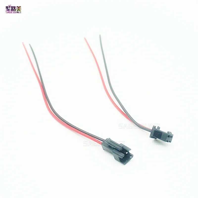 2pin 3pin 4pin 5pin led connector Male/female JST SM 2 3 4 5 Pin Plug Connector Wire cable for led strip light Lamp Driver CCTV