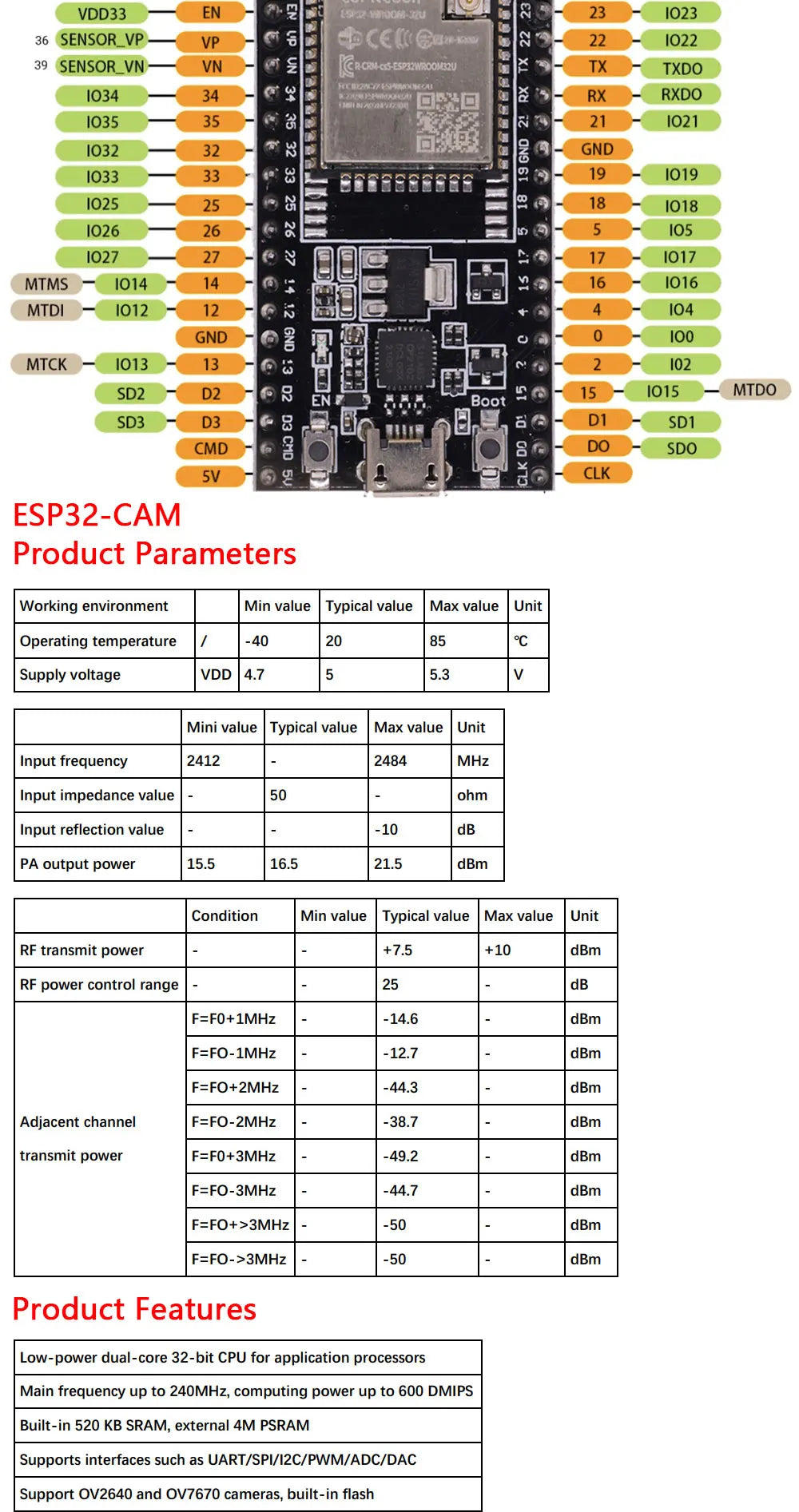 ESP8266 ESP32 CP2102 CH340 NodeMcu V3 V2 D1 MINI Lua Wireless WIFI Module Connector Development Board CP2102 ESP-12E Micro USB
