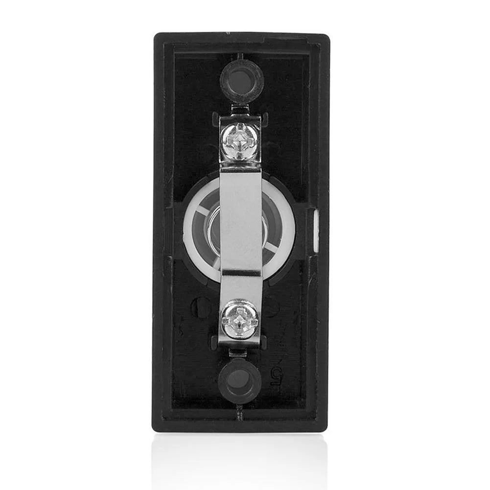 Push Button Door Bell Chime Bell Push Press Button Inserts Wall Plastic Hard Wiring Stylish Exterior Design Doorbells