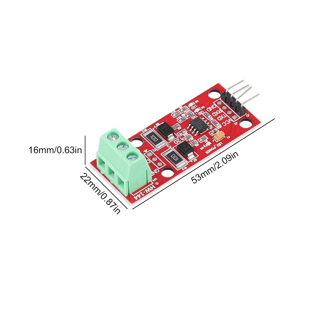 MCU Development Accessories Multi-Machine Communication MAX3485 TTL To RS485 Converter Module UA Level Interconversion Hardware