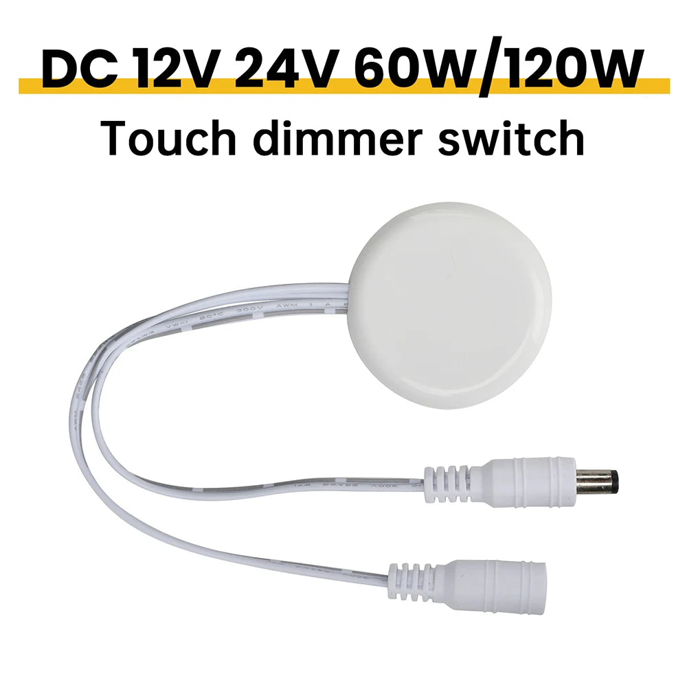 5V 12V 24V LED Dimmable Touch Sensor Switch Penetrating Wood Panel Smart Home Customized Dimmer for Lighting Control