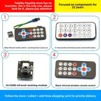 1Set IR Infrared Wireless Transmitter Module Ir Digital 38khz Infrared Receiver Sensor Module with Remote Control for Arduino