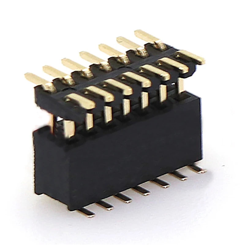 10pcs 1.27mm SMT Dual SMD Mlale Pin Header Gold-plated 2*3/4/6/8/10/20/40/50Pin PH4.3 Female Socket