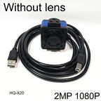 Mini Metal Box Webcam 4K 16MP High Speed Camera 1080p 720p Manual Zoom IMX298 UVC Plug Play PC USB Camera for Motion Video