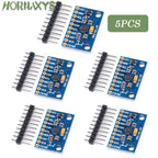 1-10pcs IIC I2C SPI MPU6500 MPU-6500 6-Axis Gyroscope Accelerometer Sensor Module Replace MPU6050 For Arduino With Pins GY-6500
