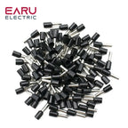 1000pcs/Pack E0508 E7508 E1008 E1508 E2508 Insulated Ferrules Terminal Block Cord End Wire Connector Electrical Crimp Terminator