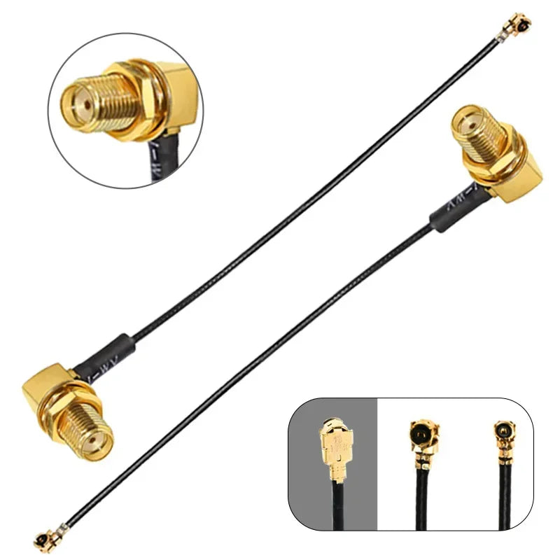 2/4/8PCS 1.13 Cable SMA Female Connector To UFL/U.FL Low Loss Cable To (RP)SMA Pigtail WiFi Antenna Extension Cable