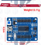 1~5PCS EZ-USB FX2LP CY7C68013A USB Core Board Development Board USB Logic Analyzer With I2C Serial SPI Interface Module Mini USB