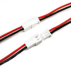 5/10Pairs JST XH 2.54mm 2Pin Female Male Connecting Plug Connector With 10CM 22AWG Soft Silicone for Tiny Drone Battery Terminal