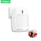 Meian Wired PIR Motion Sensor, Infrared Alarm Detector, Human Body Presence Sensor, Smart Home Security, Work with Alarm Host