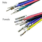 100pcs Micro-Fit MX3.0 43025 43020 3.0mm Male To Female Double Terminal Crimped 1007 20AWG 200MM 300MM 500MM Wire Cable Harness
