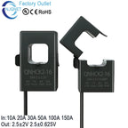 Hall Effect Current Transducer QNHCK2-16 DC 10A 20A 30A 50A 100A 2.5V 2V CT Clamp Current Transformer Split Core Current Sensor