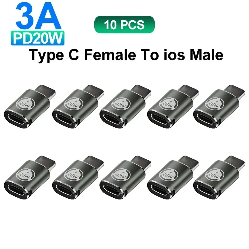 USB C Adapter Type C To Micro To Mini USB Female Converters for IPhone 14 13 Xiaomi Samsung for Lightning Male Charger Adapter