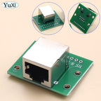 1-10pcs RJ45 Adapter Board To XH2.54 Modular Ethernet Connector Network Interface Breakout Board Pin Header 8P Adapters