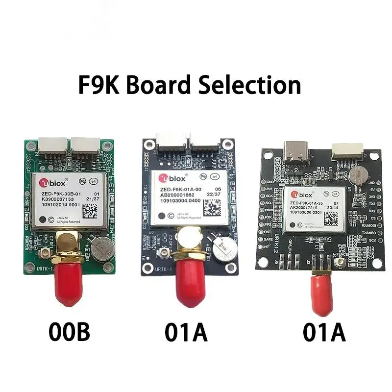 ZED-F9K-01A 184-Channel GNSS Module Development Board RTK NMEA/UBX/RTCM3.3 Protocols RTK Convergence  10s 2.7-3.6V Supply