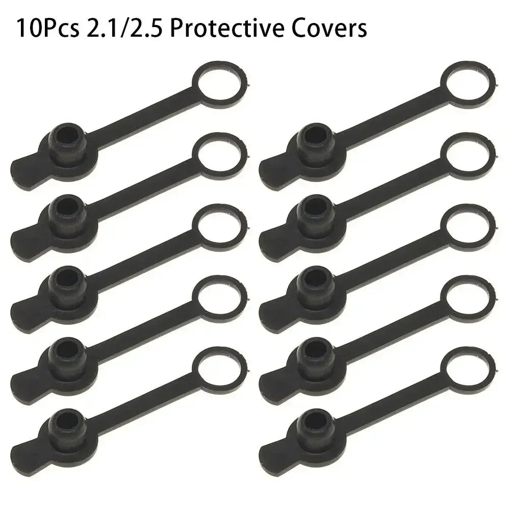 10Pcs DC Power Jack Supply Socket Connector 3.5*1.3/5.5*2.1/5.5*2.5mm DC 2 Terminal 2 Pin Panel Mount Connector Plug Adapter