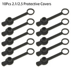 10Pcs DC Power Jack Supply Socket Connector 3.5*1.3/5.5*2.1/5.5*2.5mm DC 2 Terminal 2 Pin Panel Mount Connector Plug Adapter