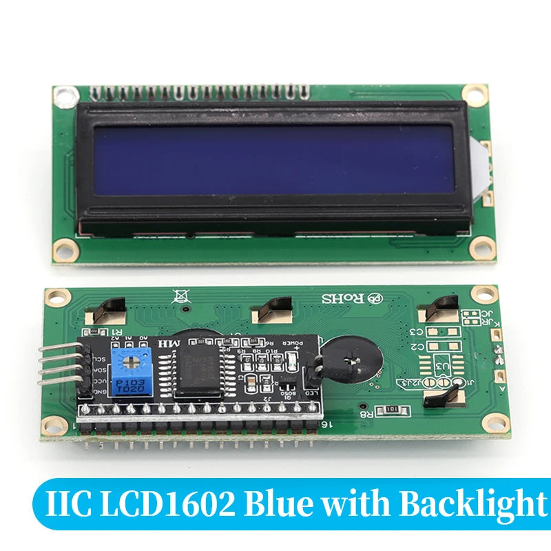 DC5V LCD1602 Screen Module 16*2 Display in ASCII Character Set PCF8574 I2C Interface Expand for Arduino development