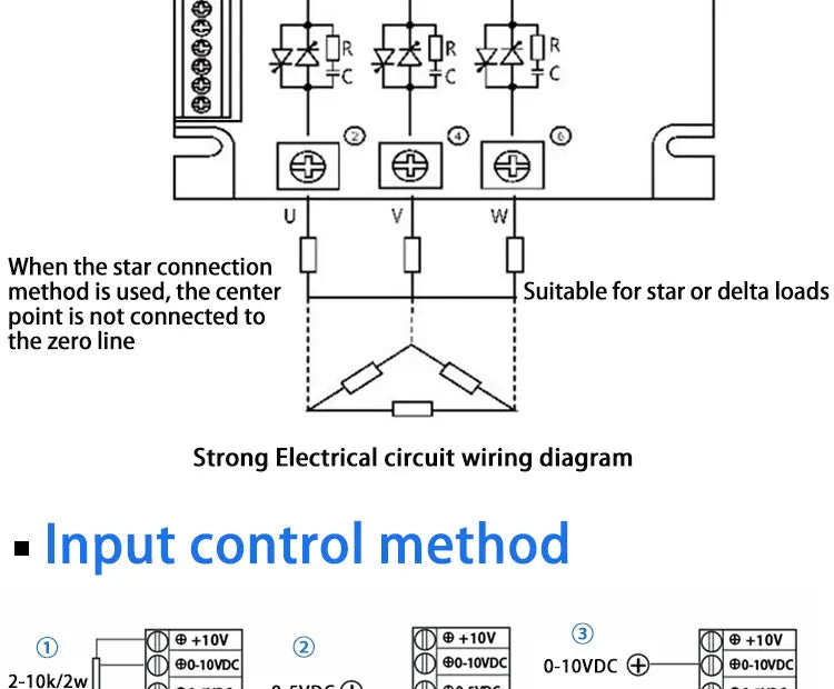 LCTC Voltage Regulator Module 380V Three Phase Solid State Relay 25A 40A 60A 100A 150A 200A SSR Fully Isolated Intelligent AC