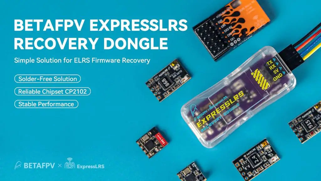 BETAFPV ExpressLRS Recovery Dongle Type-C FTDI USB TTL Module Header Compatible with All Series ELRS Receiver
