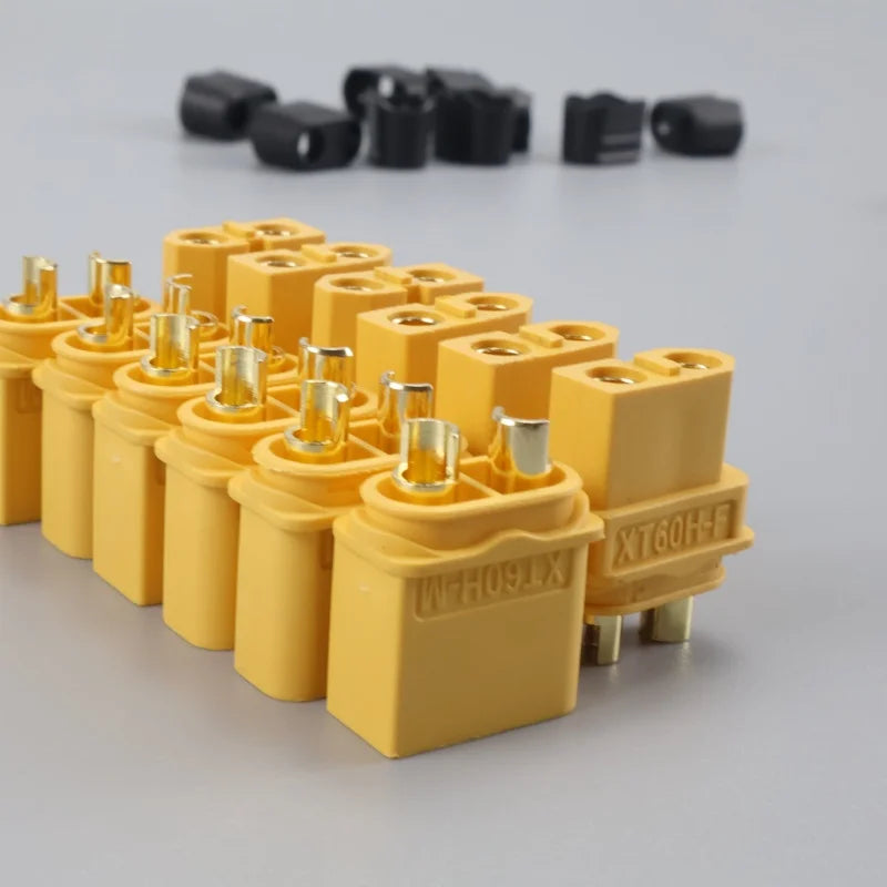 XT60H Connector Plug with Sheath Housing Female Male XT60 Bullet Adapters Connectors for RC Lipo Battery Car Drone Airplane