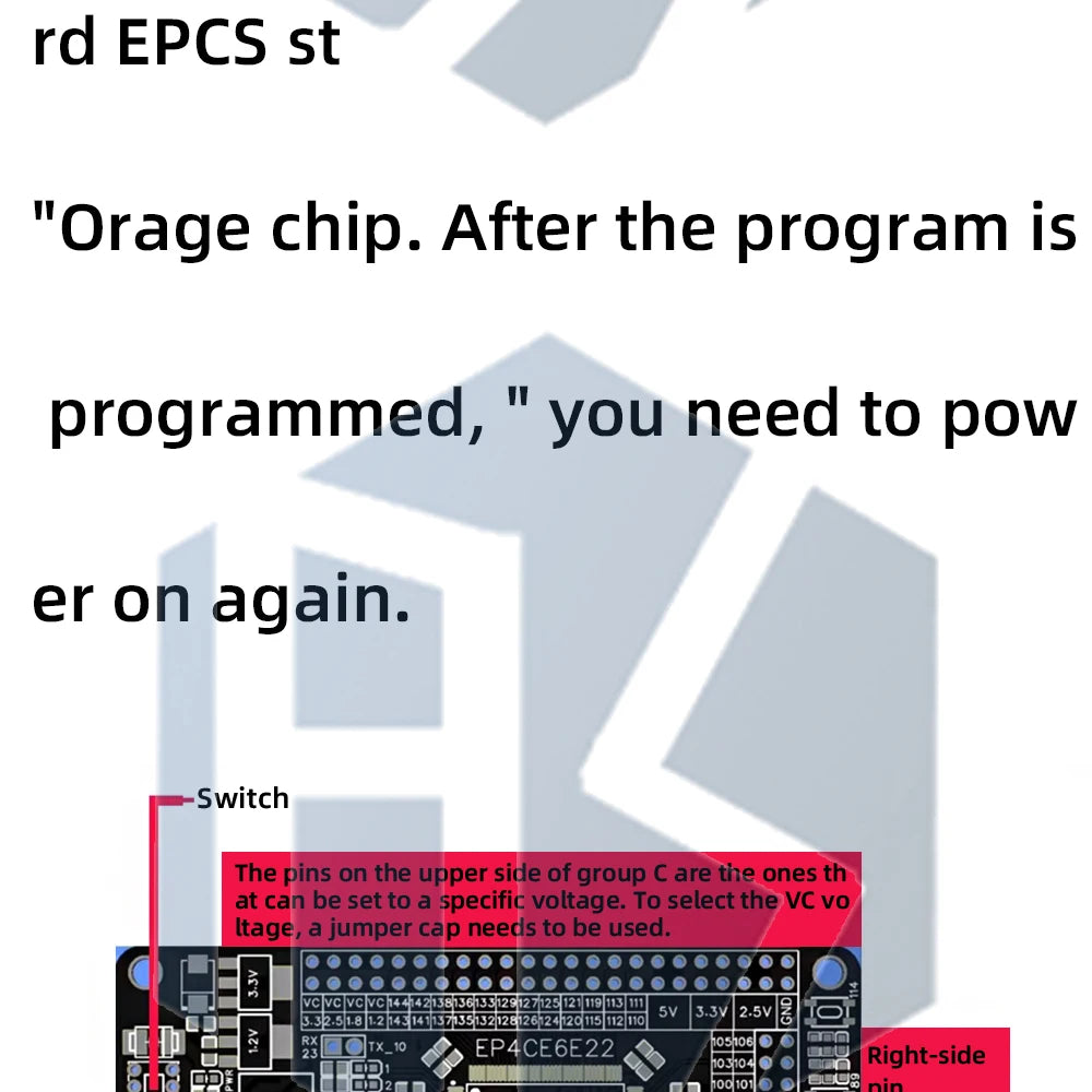 2.5V Altera CycloneIV EP4CE6E22C8N Development Board FPGA Core Board System Board for Arduino