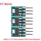 100Pcs/1pc AMS1117 3.3V 5V Power Supply Module AMS1117-3.3 AMS1117-5.0 LDO Linear Voltage Regulator Board 800mA PCB