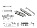 5pcs 2.54MM IDC Type Box Header Male Headers 10/14/16/18/20/30/34/40/50 PIN Connector for 1.27mm Pitch Flat Cable