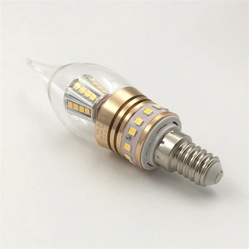 New E14 LED Bulb 10W 12W 15W LED Candle Light AC220 240V Lamp Cold White/Warm White Glass Bulb Retro Antique Vintage Style