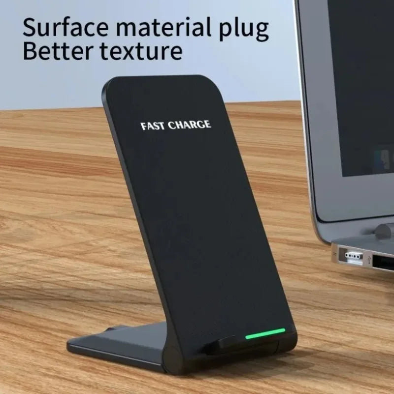 65W Fast Wireless Charger Phone Holder, Suitable for iPhone 17, 16, 15, 14 Pro Samsung Xiaomi Phones