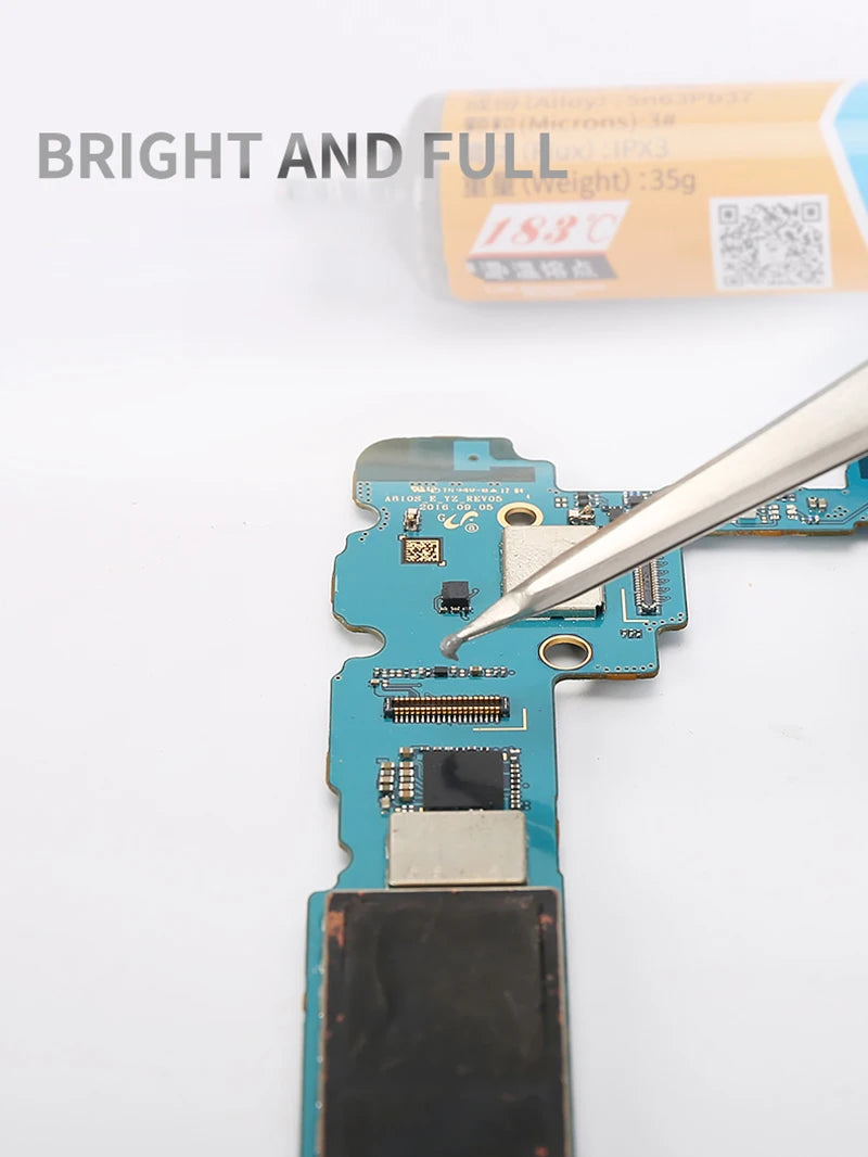 MECHANIC 183℃ Solder Tin Paste Sn63/Pb37 BGA Reballing Welding Flux Soldering Cream for Mobile Phone IC CPU SMD PCB Rework Tools